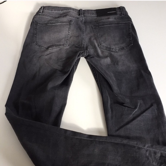 BLK DNM Grey Distressed Skinny Jeans - Picture 8 of 8